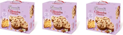 Produktbild von 3x Bauli La Colomba Classica Ostern kuchen mit kandierter Orange 1Kg Backprodukt Oster-taube der italienischen Tradition