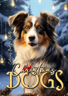 Produktbild von Christmas Dogs Coloring Book for Adults