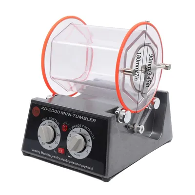 Immagine prodotto di Tamburo rotante per gioielli, capacità 5 kg, potenza 80 W, 5 kg