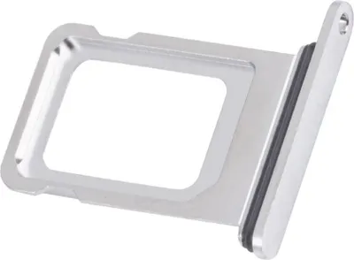 Produktbild von Simkartenhalter passend für Apple iPhone 14 Pro Max (A2894), Nano-SIM-Karten Slot, Originalersatz, Silber