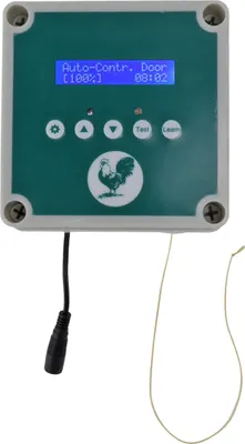 Obrázek produktu pro IP44 Automatický ovladač dveří kuřecího kurníku Časovač snímání světla Dálkové ovládání motorů dveří kuřecího kurníku pro farmu