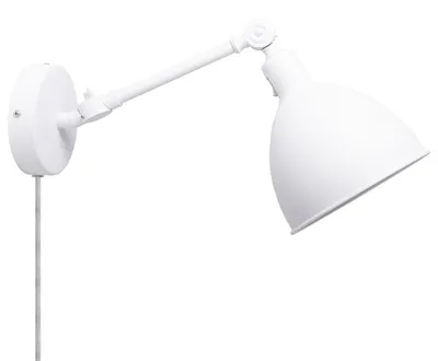 Imagen del producto de Aplique de pared Bazar, color blanco arenoso, 1xE27, 40W, metal, dimensiones: 25x17x49 cm, IP20, marca Rydens