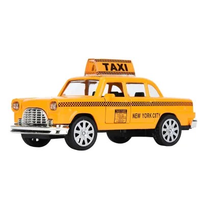 Obrázek produktu pro 1:32 Model taxíku z lehké slitiny – hračka pro dárky, dekorace interiéru a sběratelské účely (Taxi A)