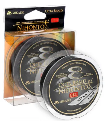 Produktbild von Mikado Nihonto Octa Geflochtene Schnur 150 M Schwarz 0.140 mm Schwarz 0.140 mm