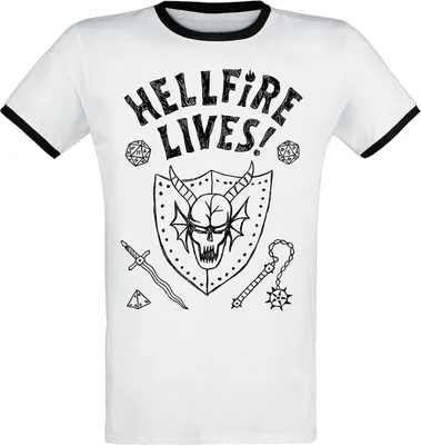 Produktbild von Stranger Things T-Shirt Herren Season 5 - Hellfire Lives! multicolor 3XL