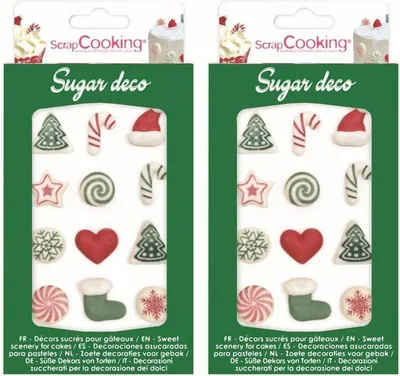 Produktbild von 24 süße Weihnachtsdekorationen - Sweet Christmas