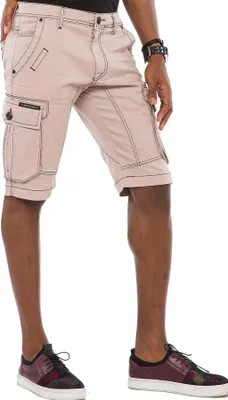 Produktbild von Cipo & Baxx Herren Cargo Bermuda Shorts CK188 Beige