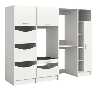 Produktbild von xonox.home Free Waschmaschinenumbau Set B/H/T: 248x195x68 cm in weiß Nachbildung und --