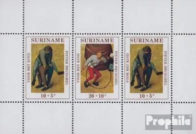 Produktbild von Briefmarken Surinam 1971 Mi Block11 (kompl.Ausg.) postfrisch Für das Kind