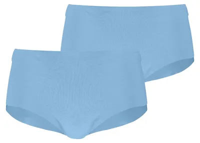 Produktbild von 2er Pack PUMA Damen Slips Invisible Ultra Soft Baumwolle Mini Shorts