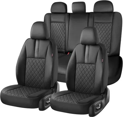 Productafbeelding van Complete set autostoelhoezen van Polyurethanleer voor de voor- en achterstoelen