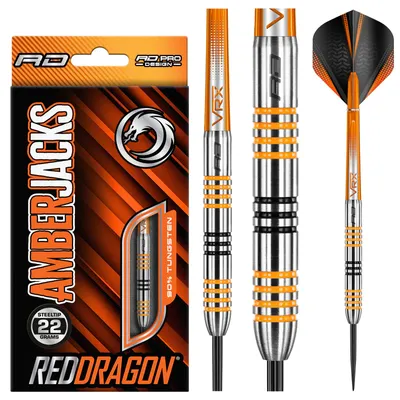 Image de Red Dragon Amberjack 3 90% - Fléchettes en acier