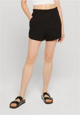 Immagine prodotto di Pantaloncini da donna Urban Classics Ladies Structured Jerseyshorts neri - S