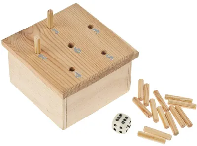 Immagine prodotto di Kit di giochi di dadi in legno da 11 anni