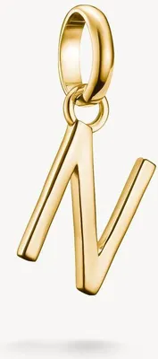 Image de Thomas Sabo Charm pendentif lettre N Connect doré