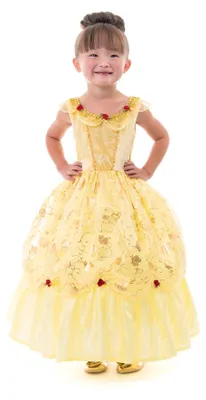 Immagine prodotto di Vestito da principessa Belle oro 3-5 anni - Costume Disney