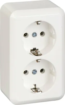 Zdjęcie produktu dla Schneider Electric 395404, Typu F, 2P+E, Biały, Termoplastyczny, IP20, REACh, RoHS