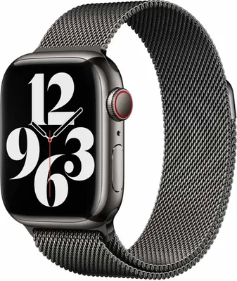 Produktbild von Apple Watch 41 mm Milanese-Armband - Ersatzarmband - graphit