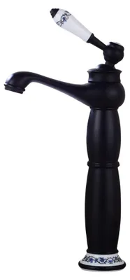 Produktbild von Wasserhahn, Deckmontiertes Design, Robuste Messingkonstruktion, schwarz, G3/8