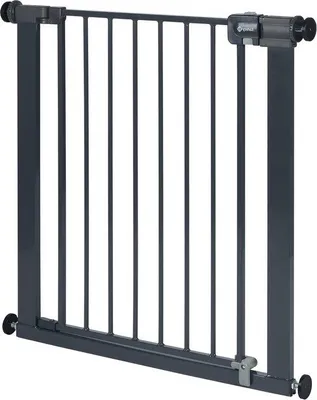 Productafbeelding van Famanu veiligheidshek - Drukmontage - Geschikt voor honden - 73 tot 108 cm - Zwart