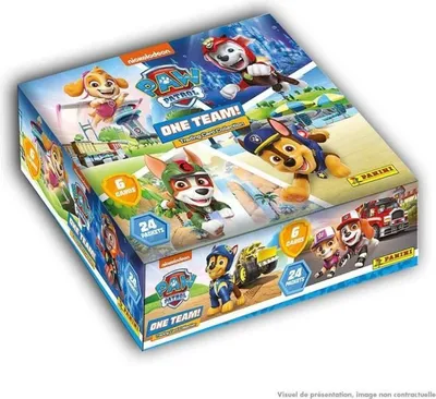 Image de Boîte de cartes - PANINI - Paw Patrol 2 - 24 pochettes (144 cartes)
