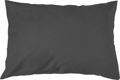 Produktbild von Premium-Kissenbezüge, 40x80 cm - 100% Baumwolle, -, mit YKK-Reißverschluss, anthrazitfarben, weich und atmungsaktiv