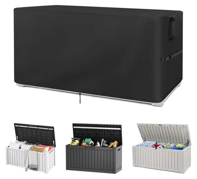 Obrázek produktu pro Voděodolná úložná krabice s víkem pro zahradní boxy, rozměry 148x74x72 cm