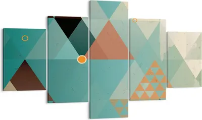 Produktbild von Bild auf Leinwand - Leinwandbild - Abstraktion modern - 125x70cm - Wand Bild - Wanddeko - Leinwanddruck - Bilder - Kunstdruck - Wanddekoration - Leinwand bilder - Wandkunst - EA125x70-3571