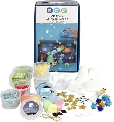 Produktbild von Creativ Company Knetset Alien Universe - DIY Bastelset für Kinder