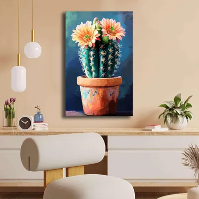 Produktbild von Wallity, 4570BSRC-007, Dekoratives Leinwandgemälde, Mehrfarbig, Leinwand, 45 x 70 cm