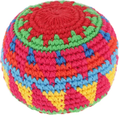 Produktbild von Jonglierbälle, Häkelbälle 6,5 cm - Bunt (1Stk.), Polyester,Baumwolle, Brettspiele & Geschicklichkeitsspiele