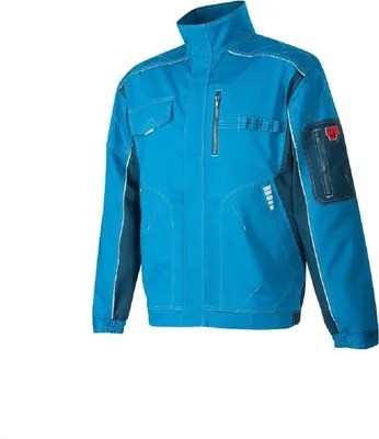 Produktbild von Ardon Safety Arbeitsjacke Vision hellbalu/dunkelblau Berufsjacke, Gr. 56