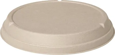 Produktbild von Bagasse Deckel Classic 800-1200 ml  Braun Bagasse 194x194x27 | Packung (40 Stück)
