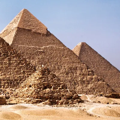 Zdjęcie produktu dla Egypt Art Print Picture - Piramidy w Gizie (70 x 70 cm)