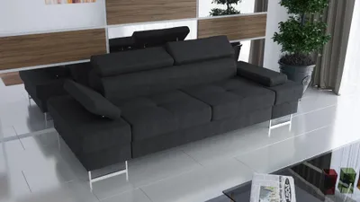Image de Canapé design, 3 places, multifonction, convertible, canapé d'angle, canapé-lit, sofa, canapé