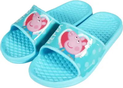 Produktbild von Peppa Wutz Pig Kinder Sandalen Latschen – Blau / 29/30