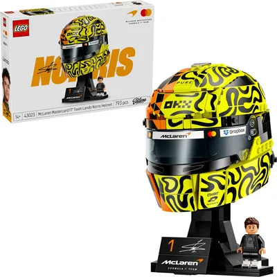 Zdjęcie produktu dla LEGO Kask Lando Norris McLaren Mastercard F1® Team, Zestaw do budowania, 14 lat(a), Plastik, 793 szt., 973 g