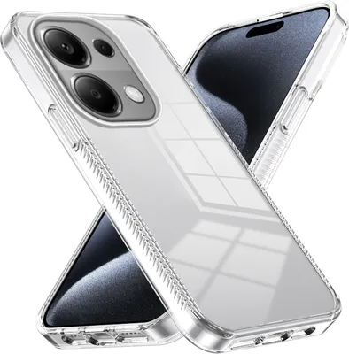 Produktbild von Hülle für Xiaomi Redmi Note 13 Pro 4G Rutschfest Kristallklare Stoßfeste TPU Bumper Handyhülle Transparent