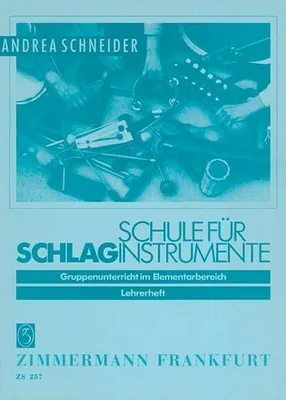 Produktbild von Schule für Schlaginstrumente, Lehrerheft