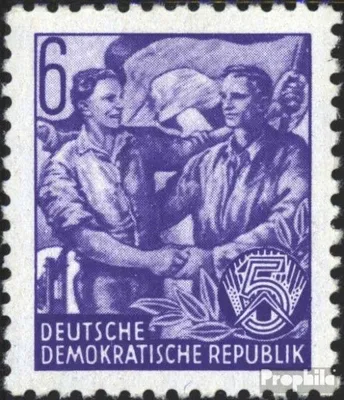 Produktbild von Briefmarken DDR 1953 Mi 364 postfrisch Fünfjahresplan (I)