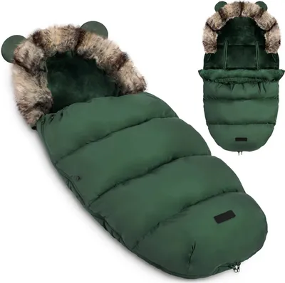 Produktbild von Elmi Ricokids Schlafsack für Kinderwagen, Schlitten - khaki