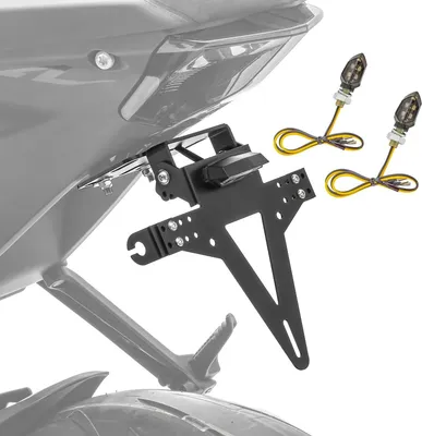 Immagine prodotto di Set di portatarga + 2x indicatori di direzione a LED con E-mark # KH2
