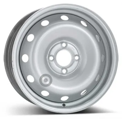 Produktbild von 15 Zoll Stahlfelge ALCAR 15"x6" 4x100 PCD ET50 60.00mm Felge Silber