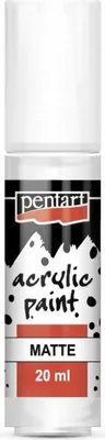 Produktbild von PENTART Acrylfarbe, matt, titanweiß, Decoupage Basteln 20 ml