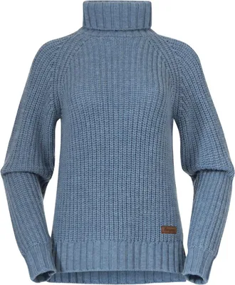 Produktbild von Nordmarka Merino High Neck Jumper Women husky blue (24313) L