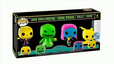 Produktbild von Funko POP! Nightmare Before Christmas - 4er-Pack #69146