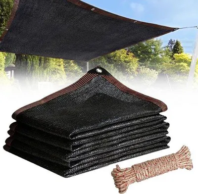 Produktbild von Unyqoos® Sonnensegel Rechteckig 2 x 3 m – wasserdichtes HDPE mit 96% UV-Schutz, robustes Schattensegel für Garten, Terrasse & Balkon