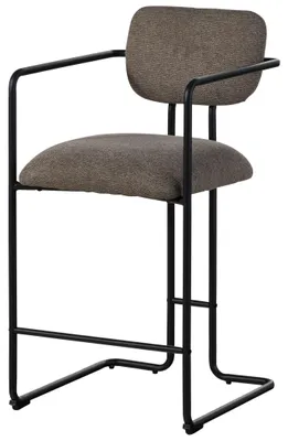 Immagine prodotto di MASSIVMOEBEL24 | Set da due sgabelli da bar 56x49x94 marrone chiaro RUBY #202