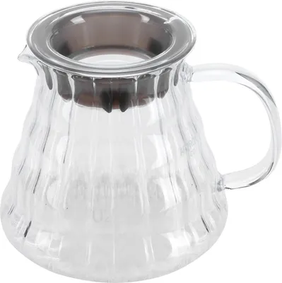 Image de Cafetière en verre borosilicaté Bouilloire Théière pour la maison et le bureau 500ml