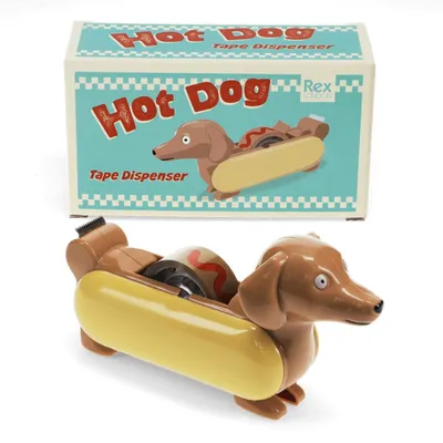 Produktbild von Klebeband Abroller Hot Dog Rex London Klebebandspender Sausage Dog Dackel